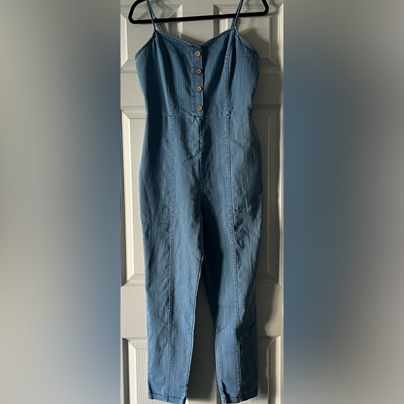 Denim Jumpsuit - Picture 2 of 3